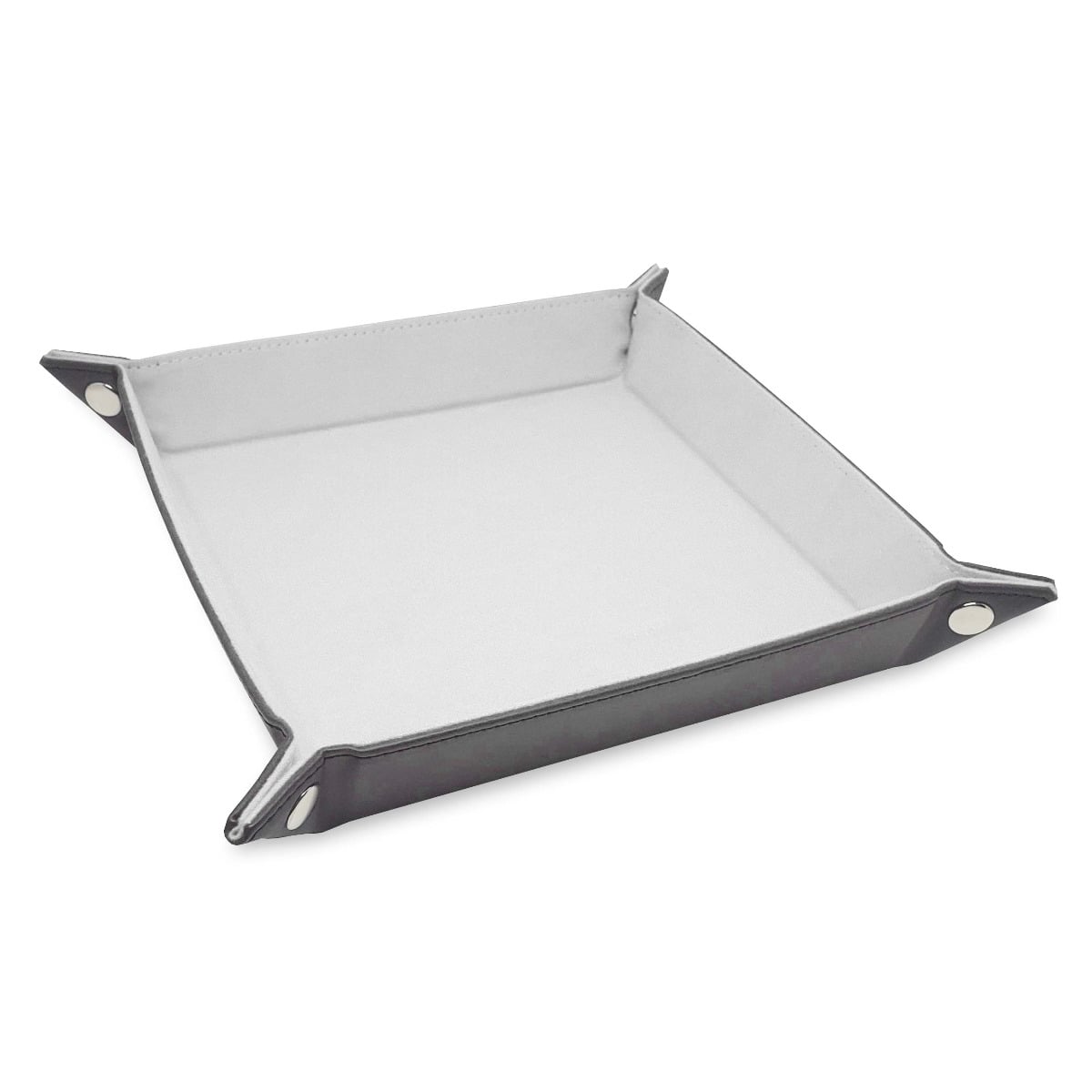 Square Dice Tray - White **LIMITED STOCK**