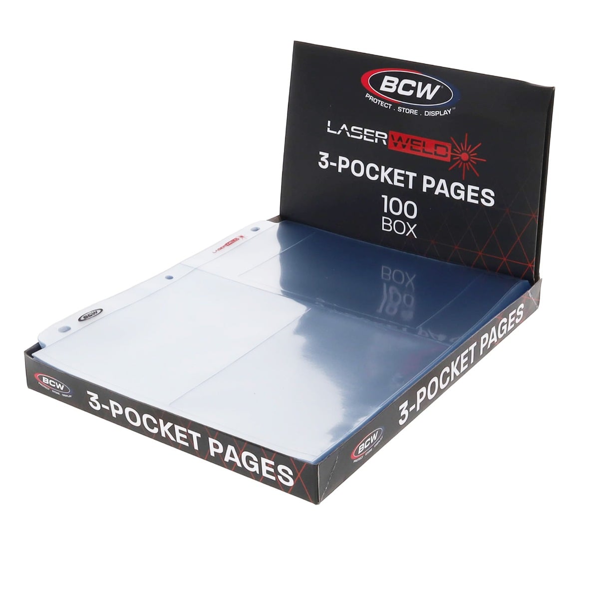 LaserWeld 3-Pocket Photo Page (100 CT. Box)