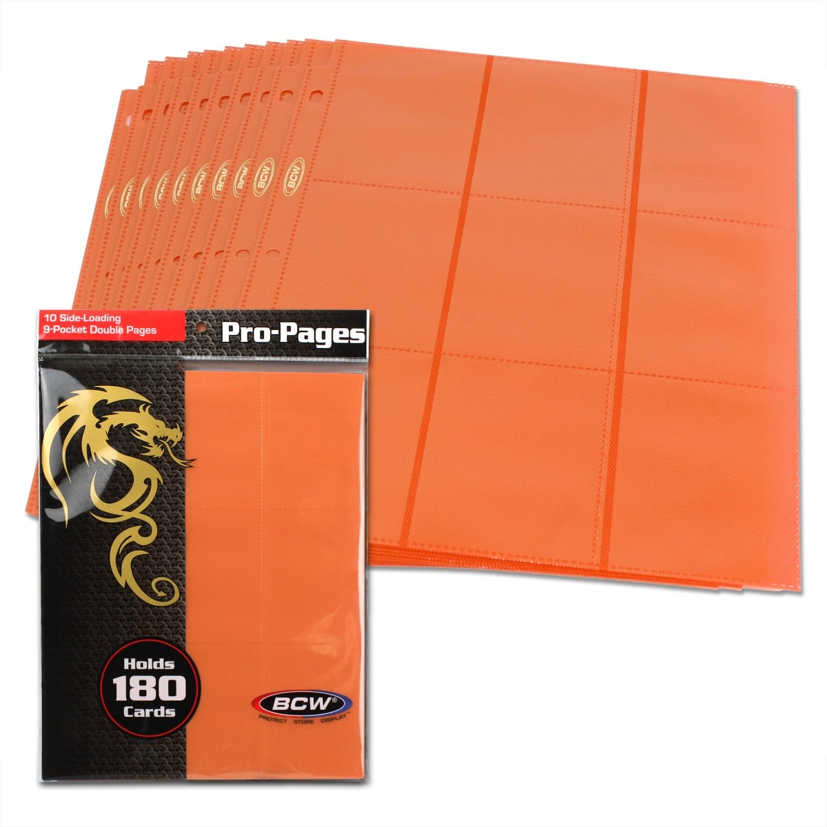 Side Loading 18-Pocket Pro Pages-Orange LTD STOCK